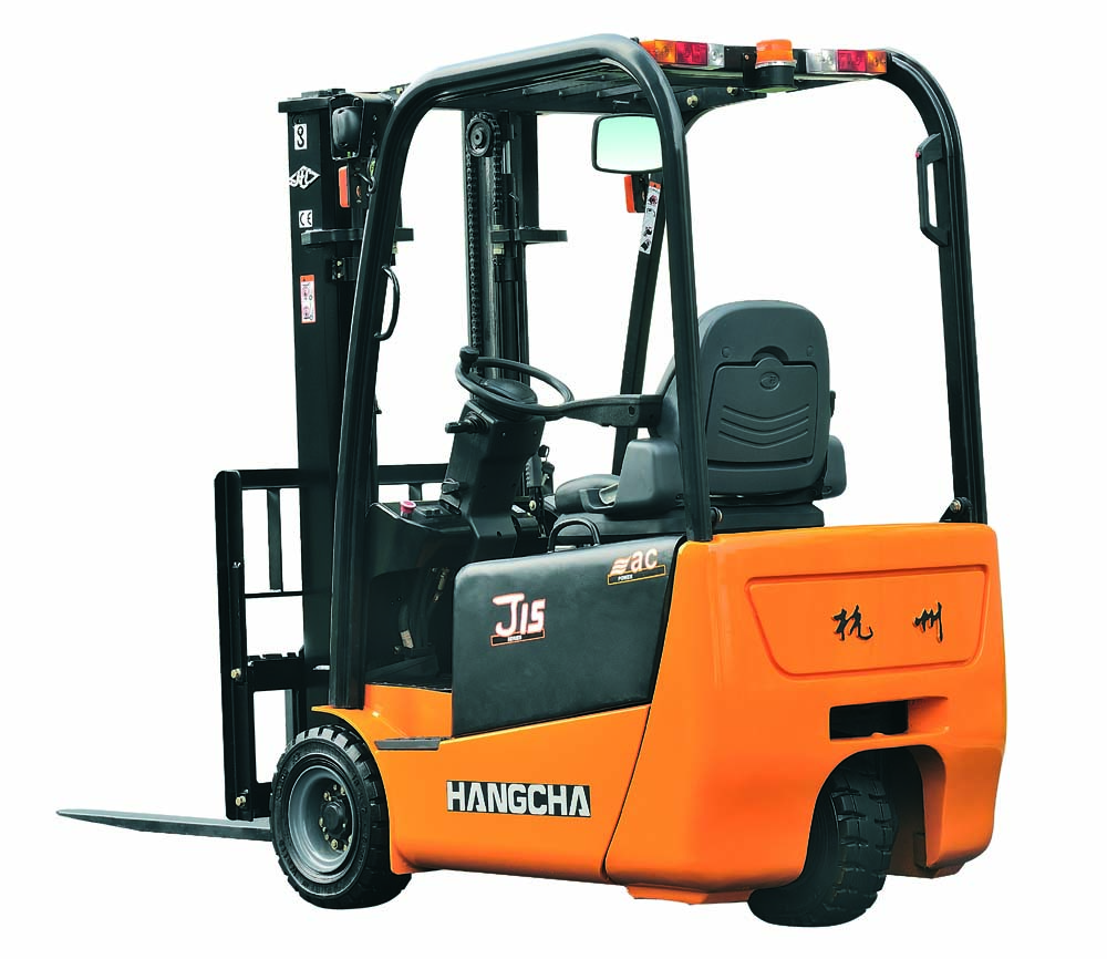 J系列1-1.5噸三支點（后驅(qū)）電動叉車